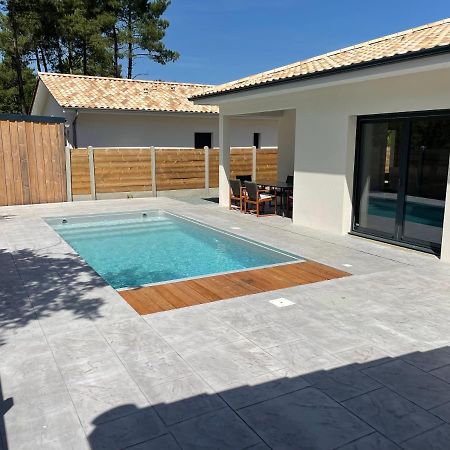 Villa Lacanau avec piscine chauffée Esterno foto