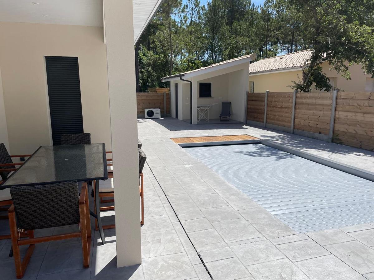 Villa Lacanau avec piscine chauffée Esterno foto