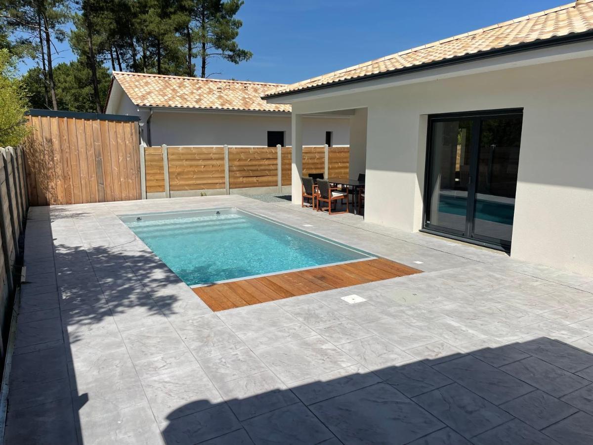 Villa Lacanau avec piscine chauffée Esterno foto